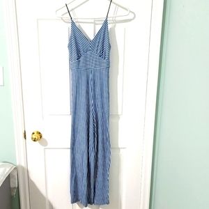 NWOT Polly & Esther Women's Strappy Striped Jumpsuit Size M